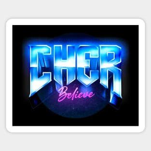 Cher Glam Rock Sticker